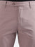 Iconic Men Pink Solid Slim Fit Trouser