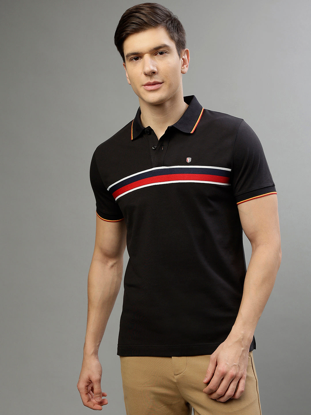 Iconic Black Fashion Regular fit T-Shirts