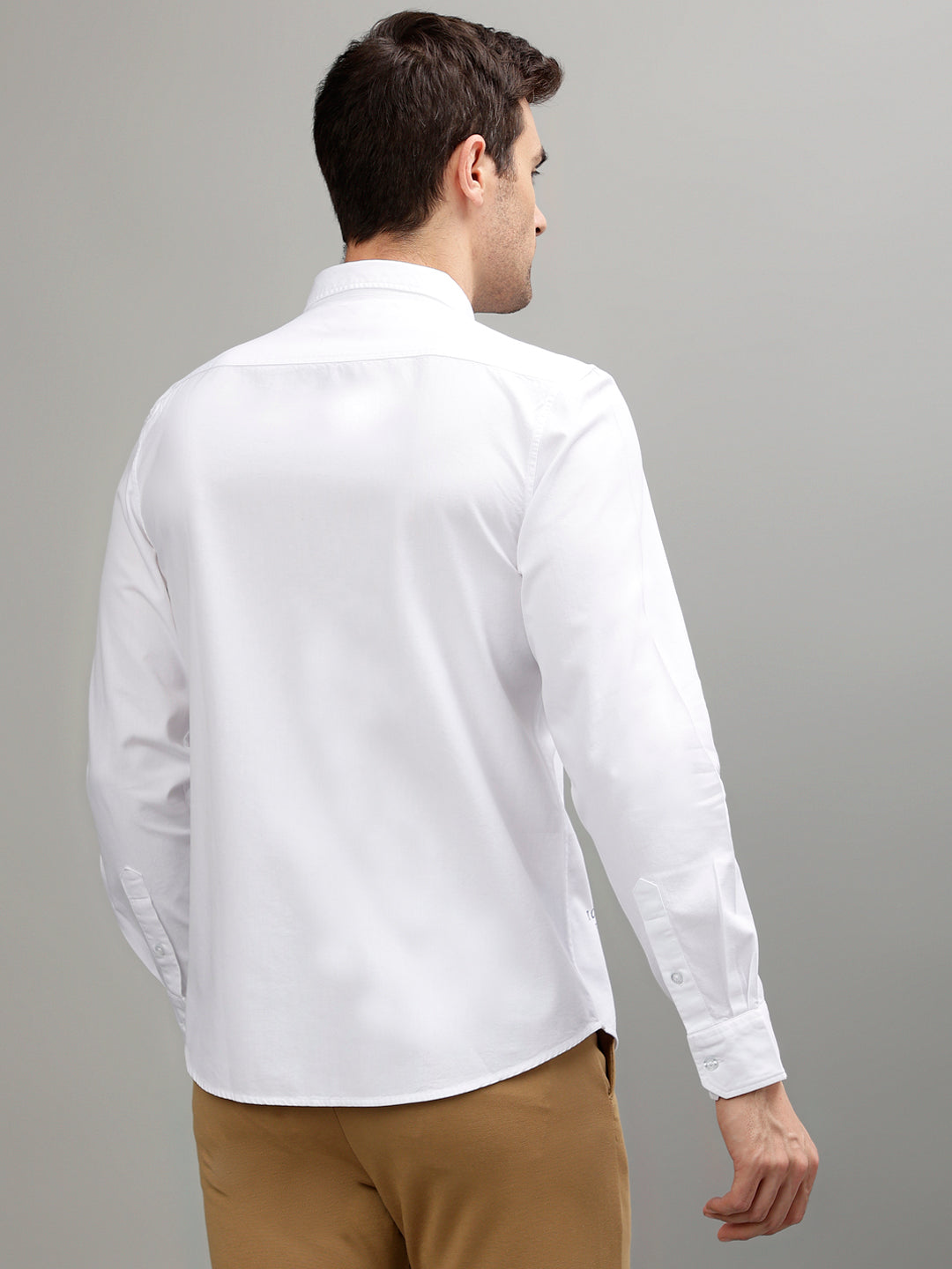 Iconic White Fashion Slim fit Shirts