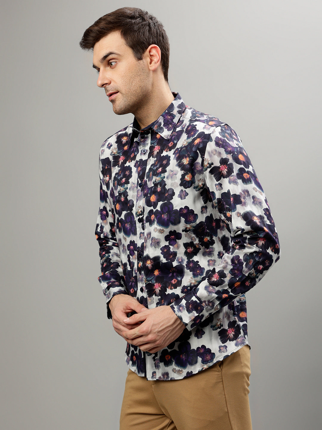 Iconic Multi Color Fashion Printed Regular fit Shirts