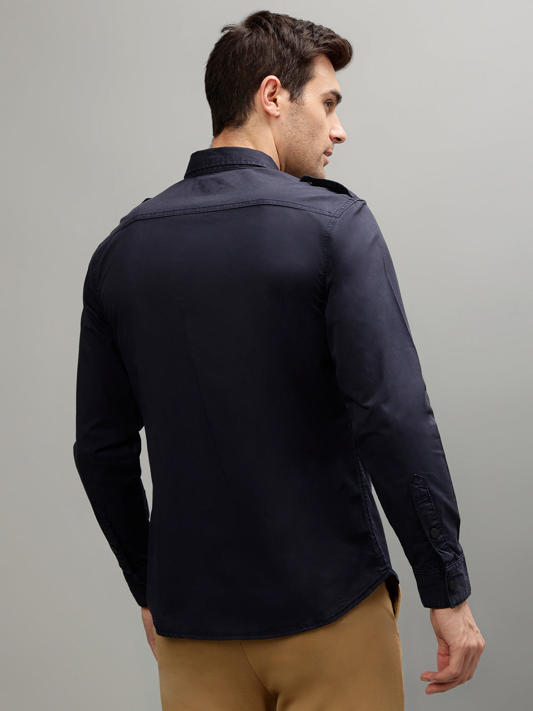 Iconic Blue Fashion Regular fit Shirts