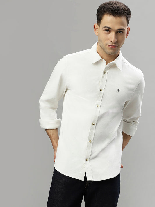 Iconic White Fashion Regular Fit Shirt