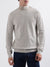 Iconic Men Beige Solid High Neck Sweater