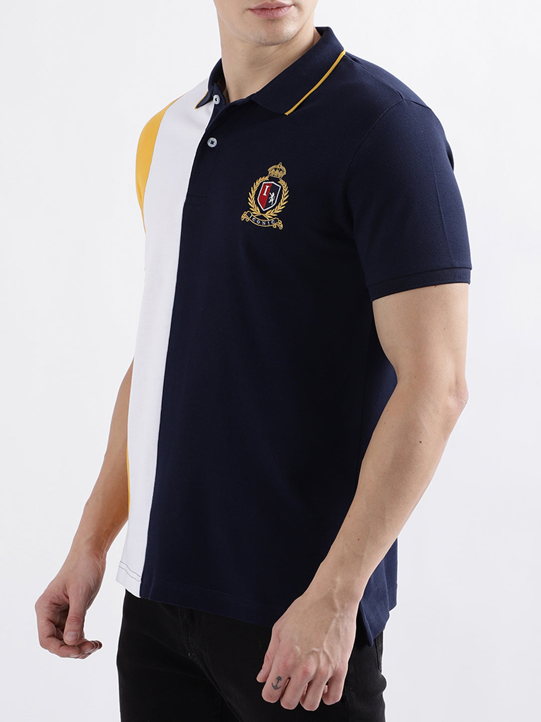 Iconic Multi Fashion Regular Fit Polo T-Shirt