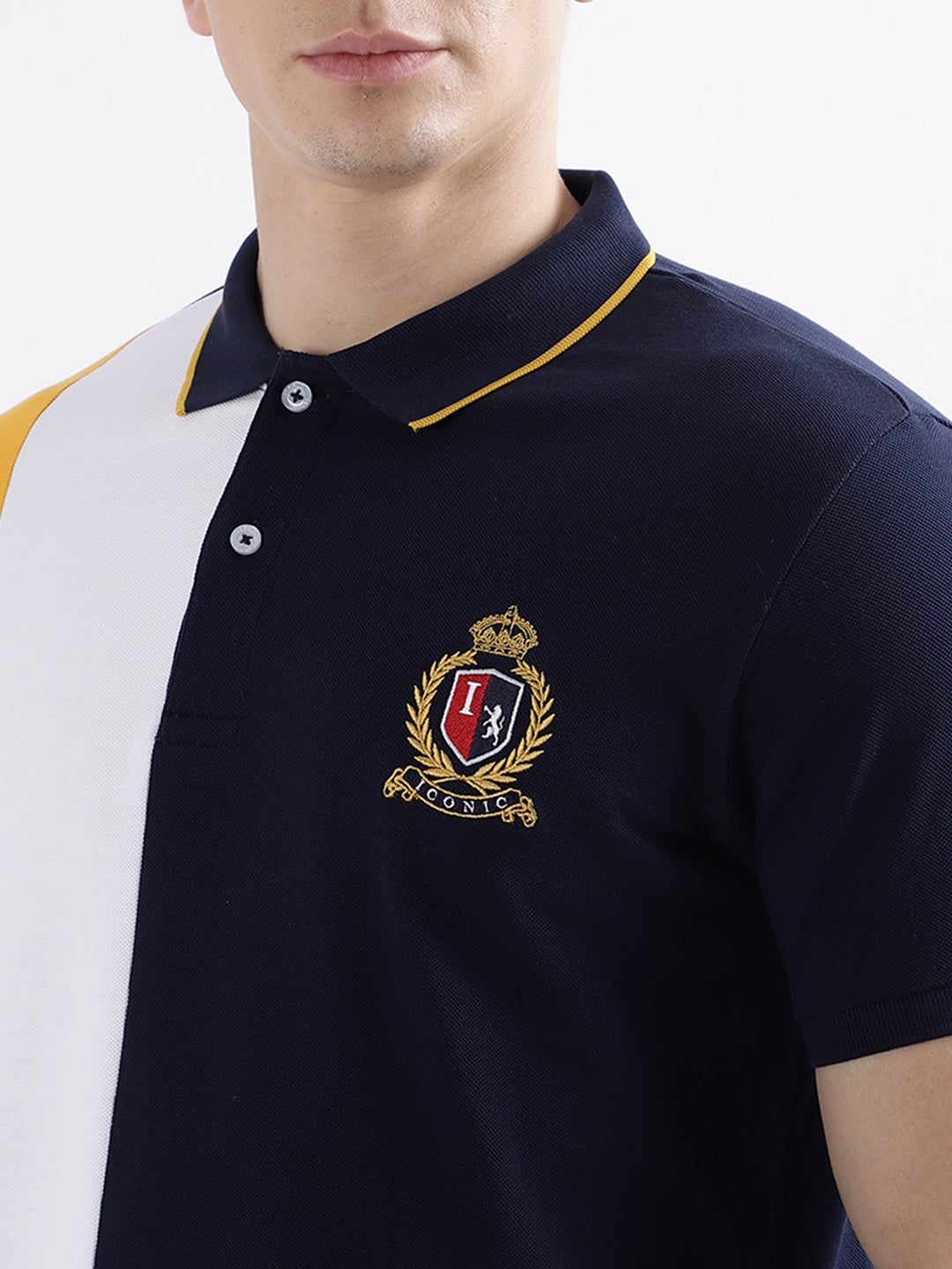 Iconic Multi Fashion Regular Fit Polo T-Shirt