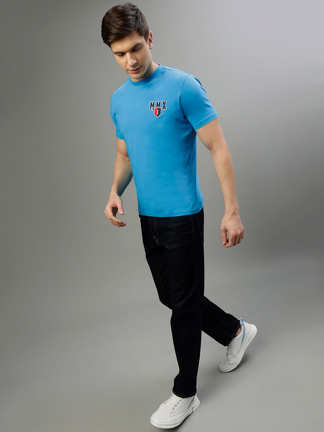 Iconic Blue Fashion Regular fit T-Shirts