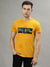 Iconic Mustard Fashion Printed Regular Fit T-Shirt