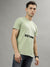 Iconic Mint Green Fashion Logo Regular Fit T-Shirt