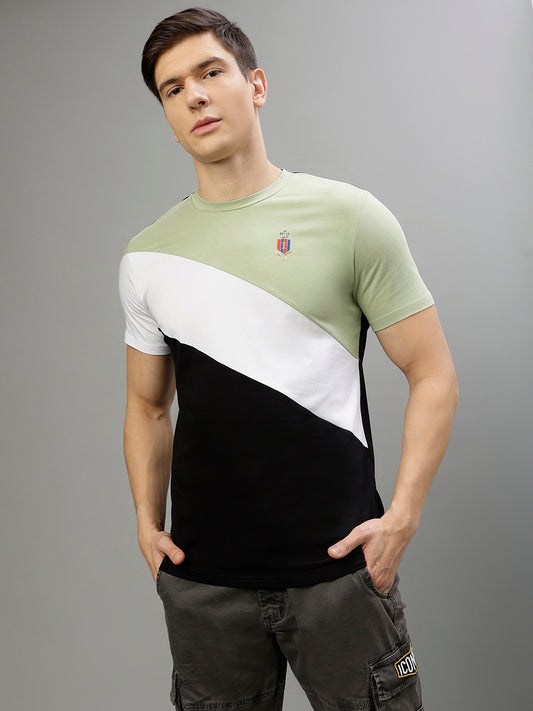 Iconic Multi Color Fashion Regular fit T-Shirts