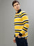 Iconic Multi Color Fashion Striped Regular fit T-Shirts