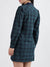 Iconic Women Checked Tie-Up Full Sleeves Dress