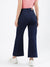 Iconic Women Blue Solid Flared Jeans