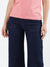 Iconic Women Blue Solid Flared Jeans