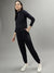 Iconic Women Navy Blue Regular Fit Joggers