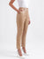 Iconic Women Beige Solid Regular Fit Trouser