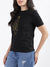 Iconic Black Fashion Regular Fit T-Shirt