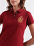 Iconic Maroon Fashion Regular Fit Polo T-Shirt