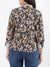 Iconic Women Printed Collar Full Sleeves Top