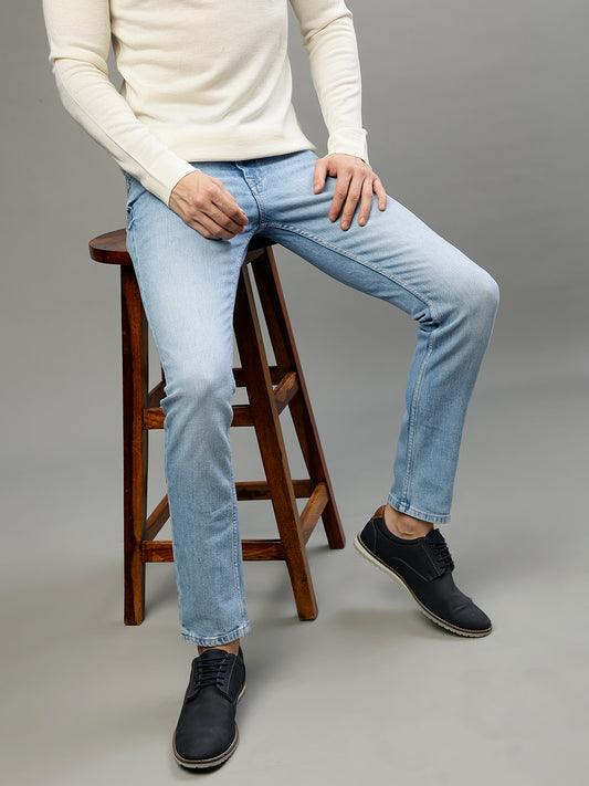 Lindbergh Men Solid Tapered Fit Jeans