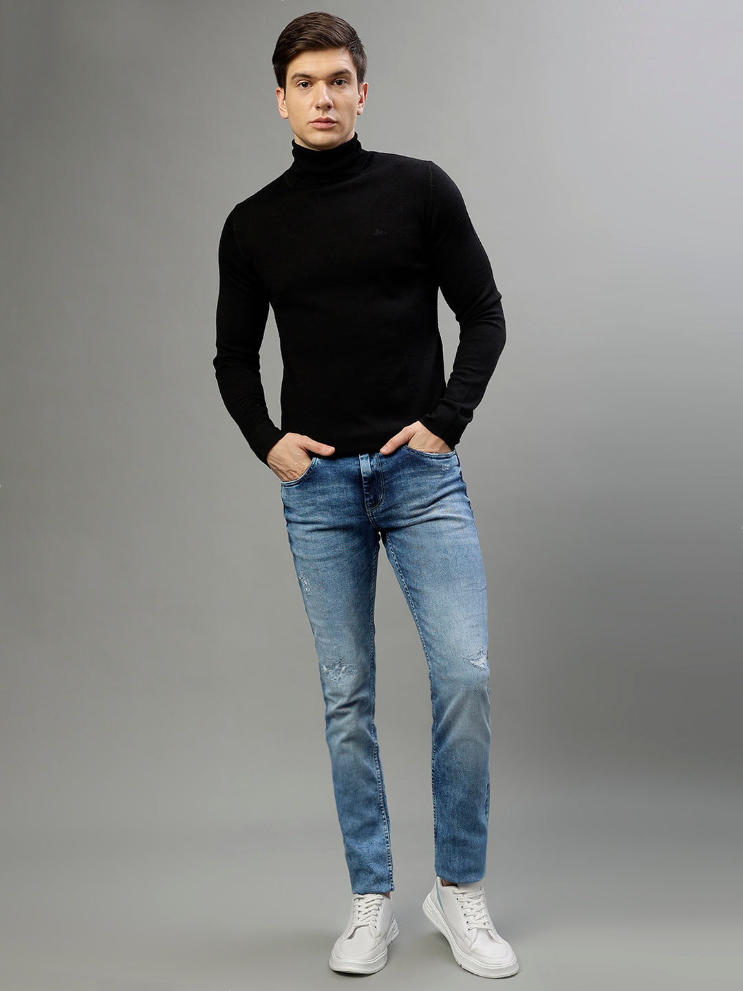 Lindbergh Men Solid Skinny Fit Jeans