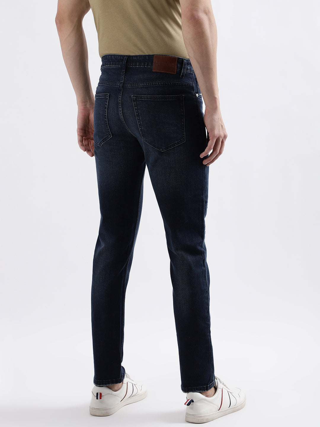 Lindbergh Men Blue Solid Slim Fit Jeans