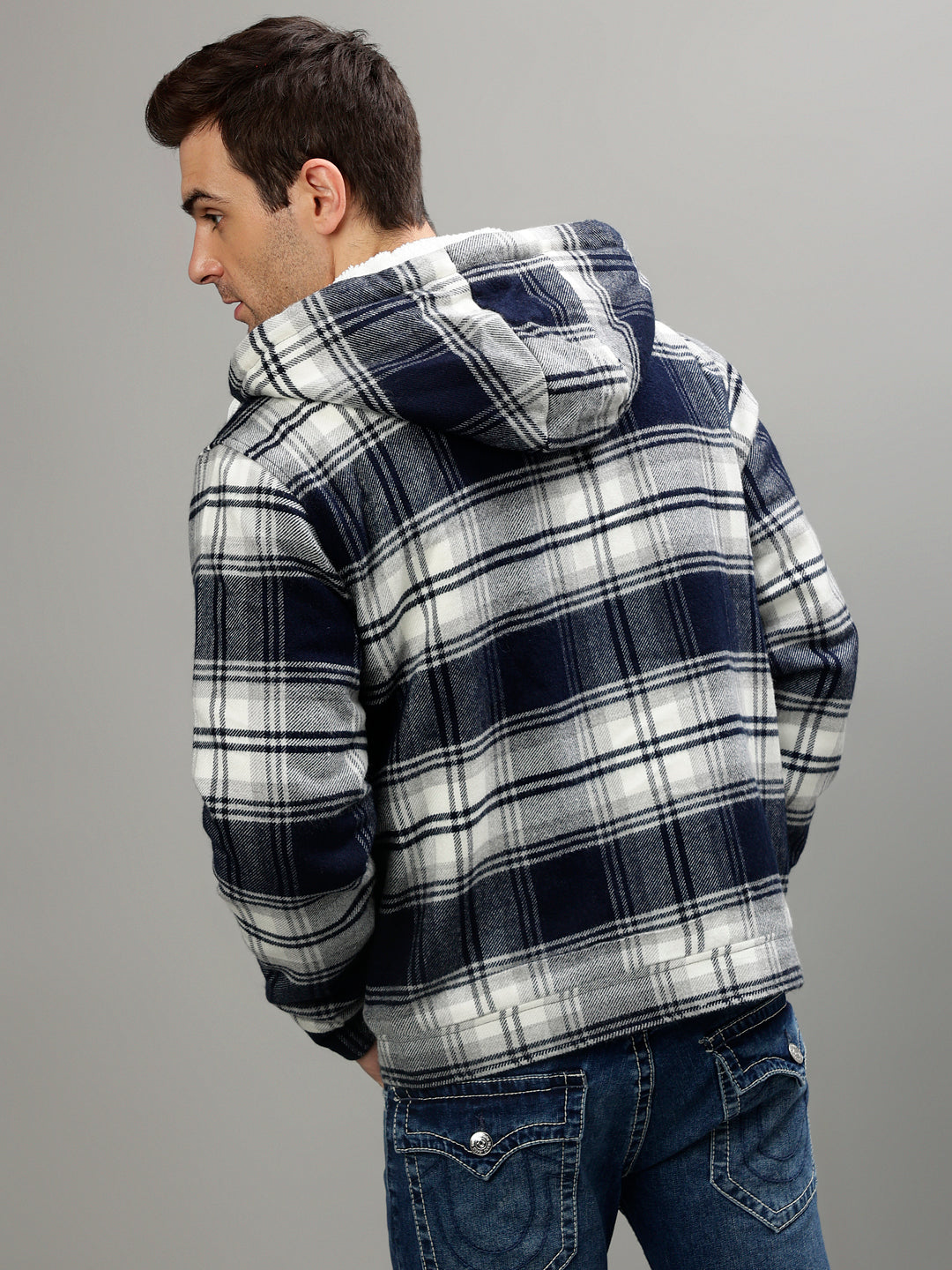 True religion checkered jacket sale