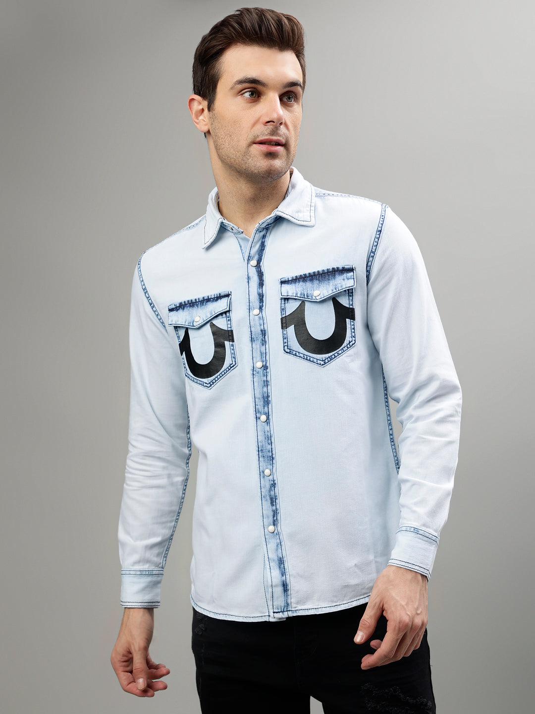 True Religion Blue Fashion Regular fit Shirt