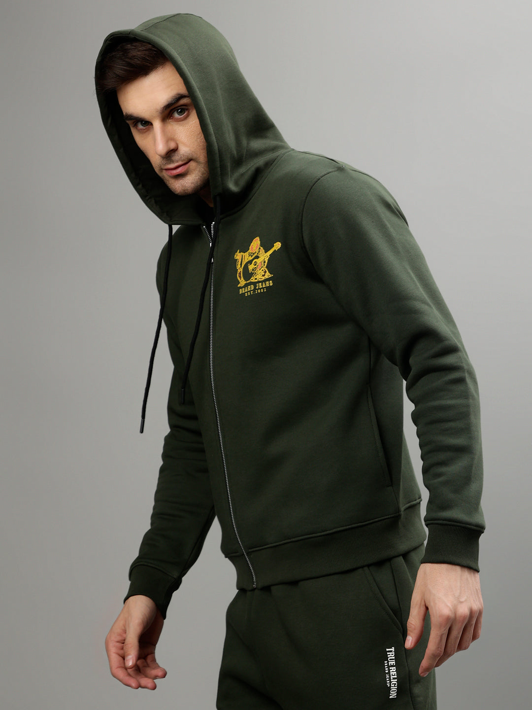 True religion 2024 green hoodie