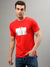 True Religion Red Fashion Printed Regular Fit T-Shirt