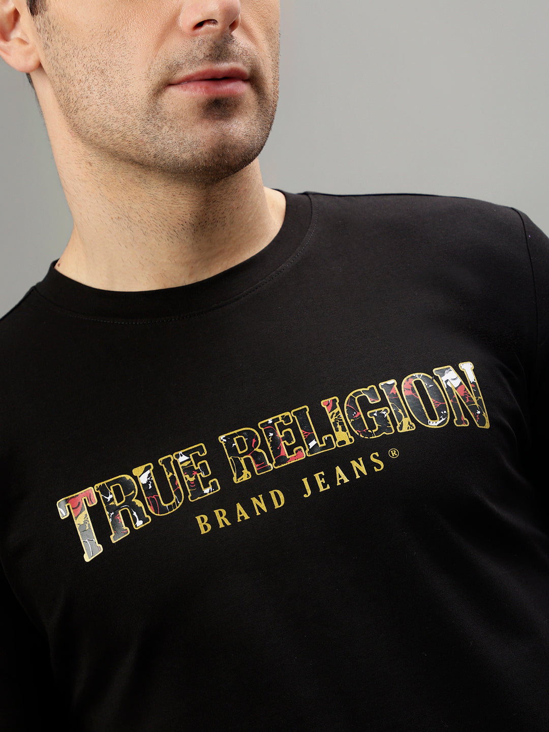 True Religion Black Fashion Regular fit T-Shirts