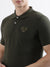 True Religion Olive Fashion Regular Fit Polo T-Shirt