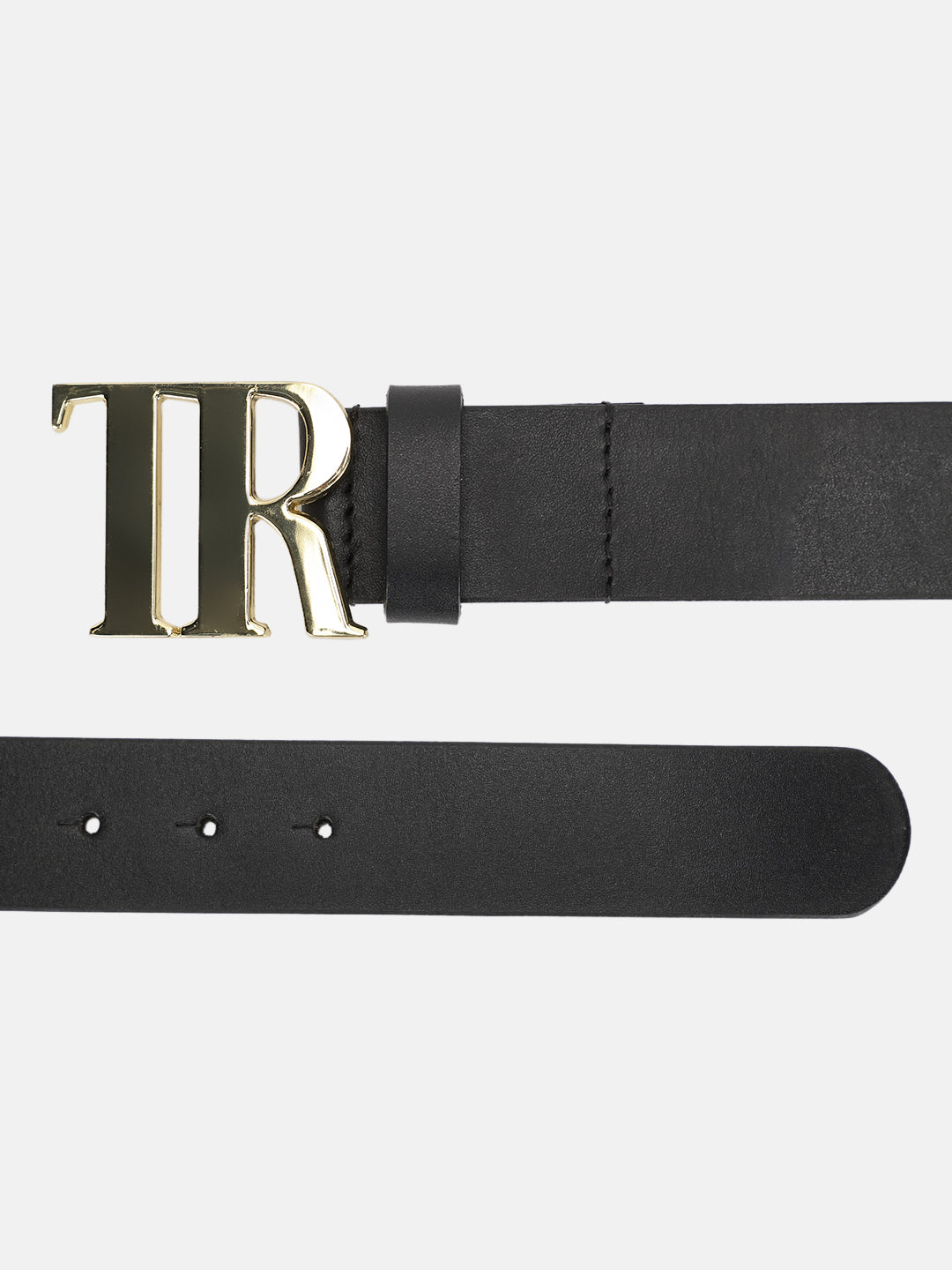 True Religion Men Black Solid Belt