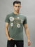 True Religion Green Fashion Printed Regular Fit T-Shirt