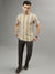 Lindbergh Beige Fashion Striped Regular Fit T-Shirt