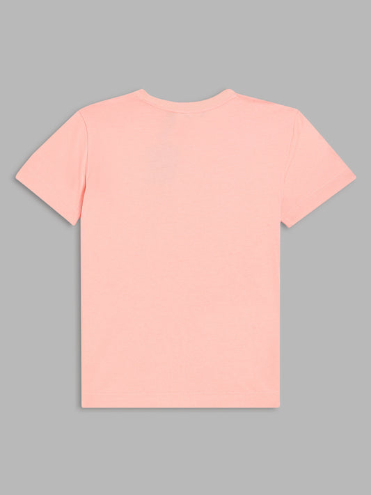 Gant Kids Peach Logo Oversized Fit T-Shirt