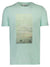 Lindbergh Men Green Printed Round Neck TShirt