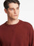 Lindbergh Men Red Solid Sweatshirt