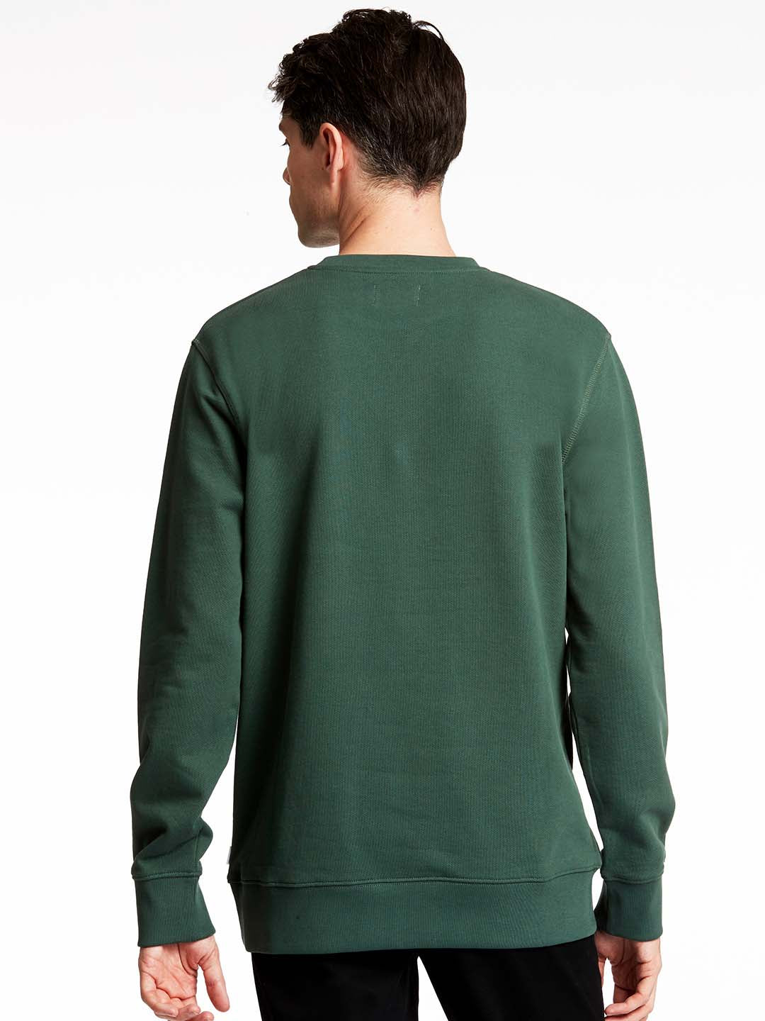 Lindbergh Men Green Solid Sweatshirt