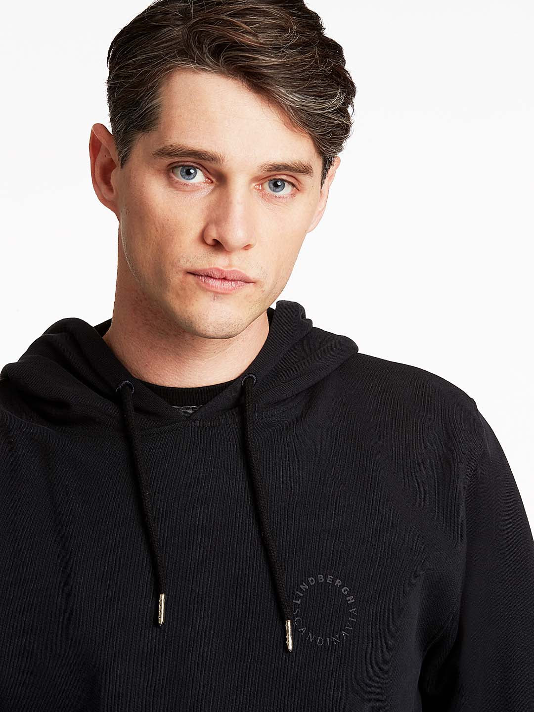 Lindbergh Men Black Solid Sweatshirt