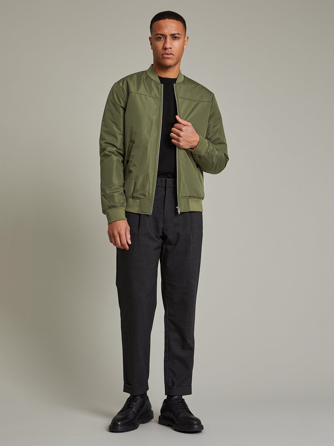 Buy Style Quotient Men Olive Green Solid Denim Jacket Online at Bewakoof