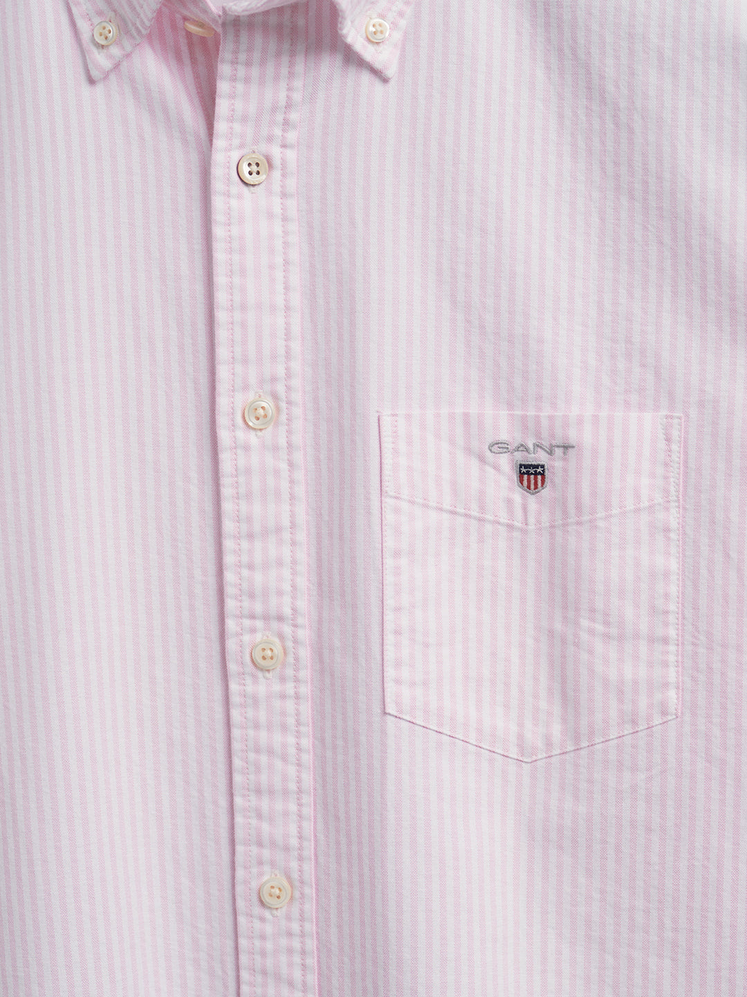 Gant Pink Oxford Striped Regular Fit Shirt