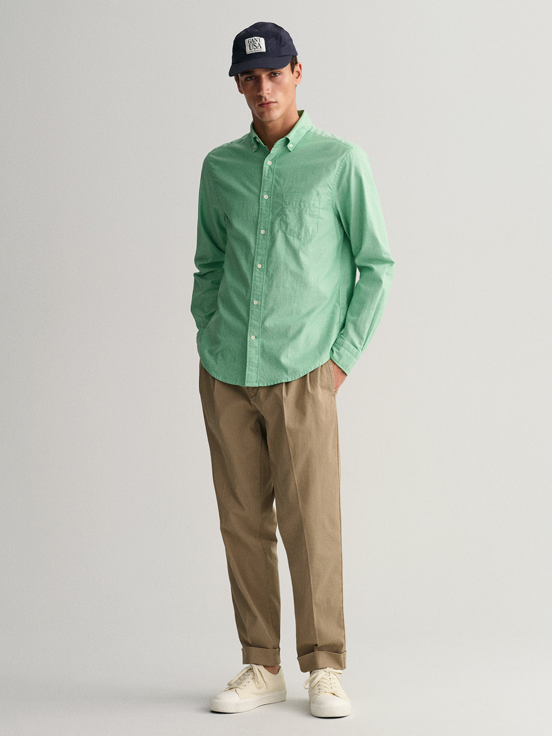 Gant Green Oxford Regular Fit Shirt