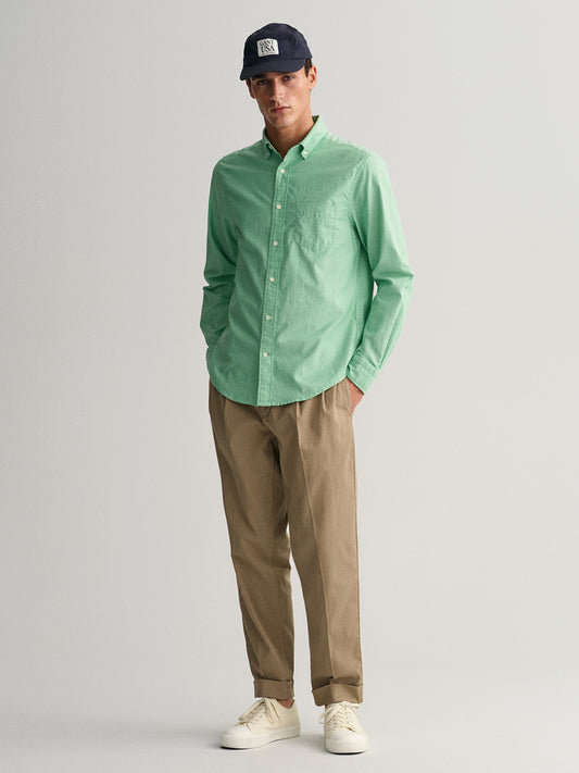 Gant Green Oxford Regular Fit Shirt