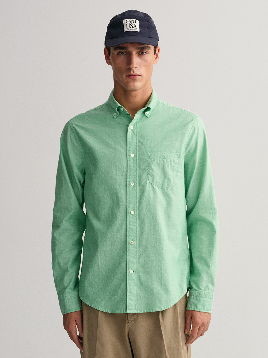 Gant Green Oxford Regular Fit Shirt