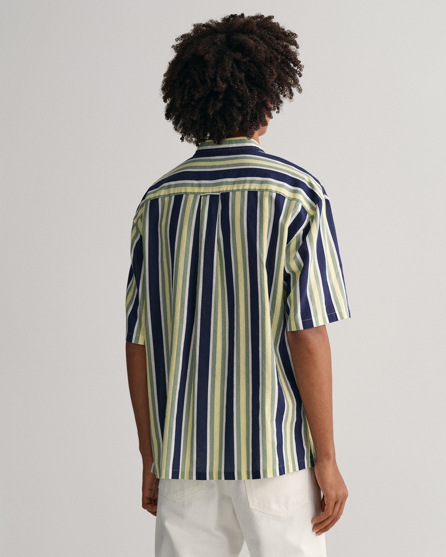 Gant Blue Striped Comfort Fit Shirt