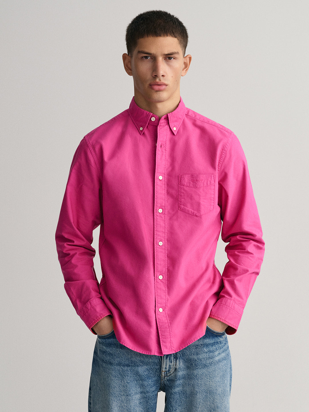 Gant Pink Sunfaded Oxford Regular Fit Shirt