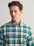 Gant Green Oxford Checked Regular Fit Shirt