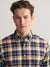 Gant Blue Oxford Checked Regular Fit Shirt