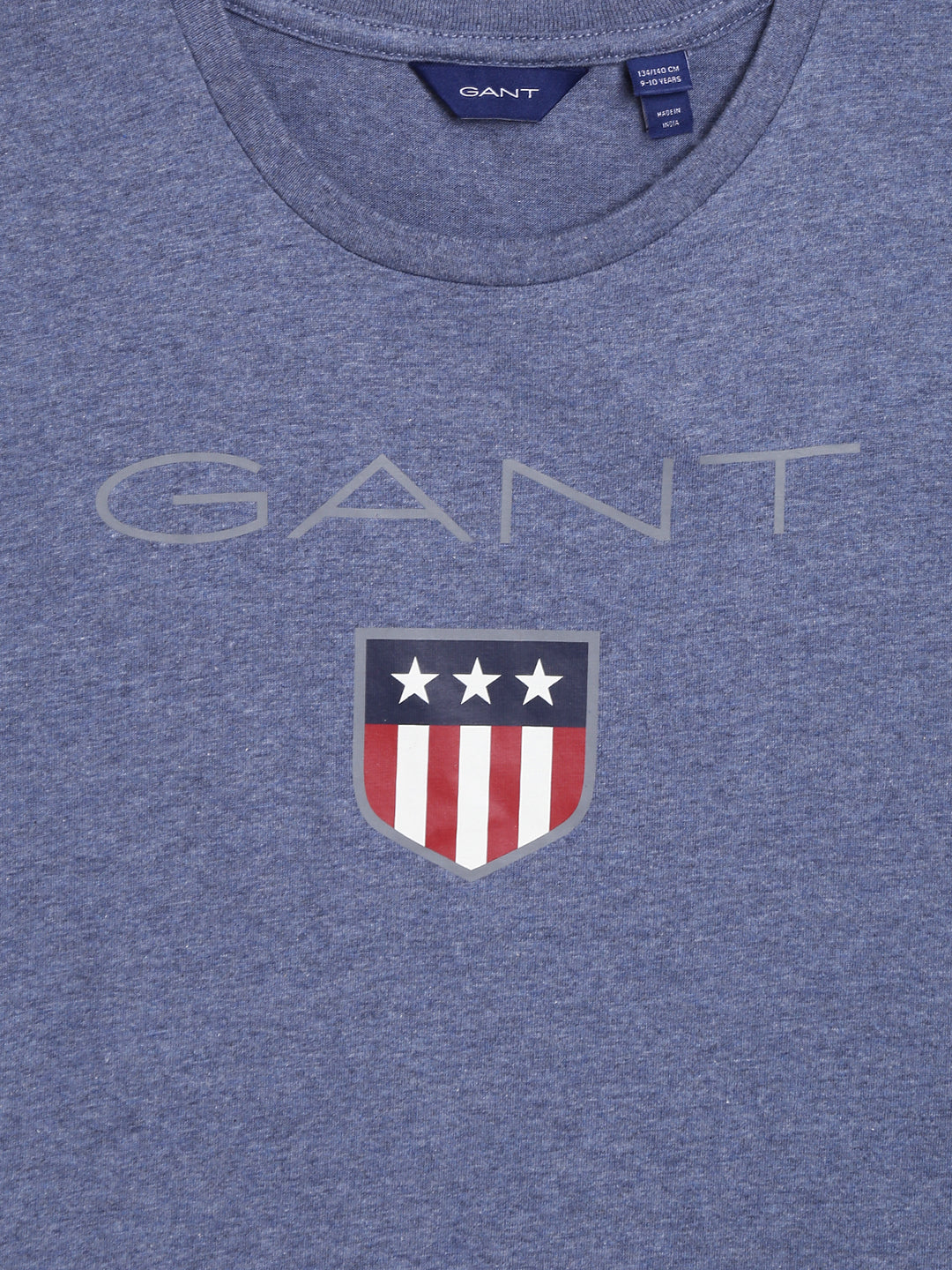 Gant Kids Blue Logo Regular Fit T-Shirt