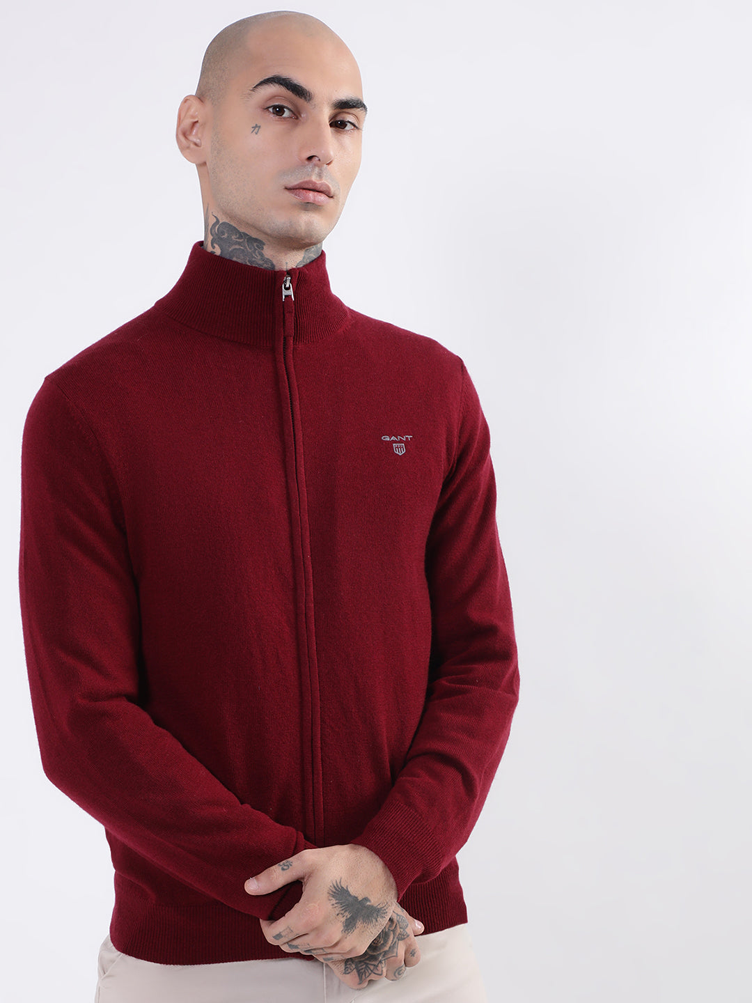 Gant Men Red Cardigan